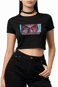 Blusa Cropped Blade Runner, Replicante - Coleção Janelas da Alma