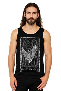 Camiseta Regata TAROT - Arcano Maior HANGED MAN - O Enforcado - Corvo