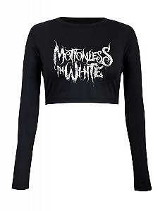 Motionless in White Cropped Manga Longa