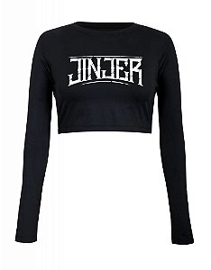 Cropped Banda JINJER Manga Longa