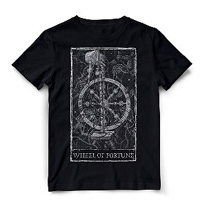 Camiseta TAROT WHEEL OF FORTUNE - A Roda da Fortuna
