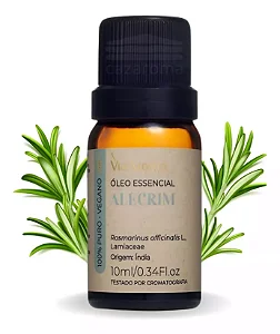 Oléo Essencial Alecrim Via Aroma 10ml 100% Puro