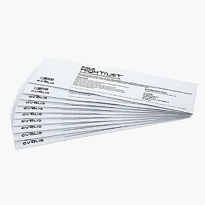 Kit de limpeza cartão "T" (para rolos de transporte)10 cartões "T" umedecidos PN ACL 004