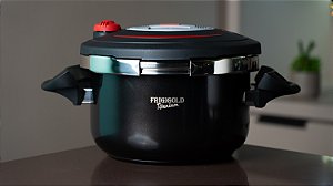 Panela de Pressão Frigigold - Super resistente - A mais segura do mercado - Sem risco de acidentes domésticos