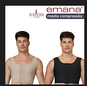 Cinta Colete para Ginecomastia Emana - Ref. EM105 - New Form