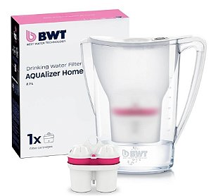 Jarra Bwt Aqualizer Home 2,7 Litros C/1 Filtro De Magnêsio