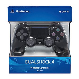 Controle Sem Fio Dualshock 4 Sony Jet Black - PS4