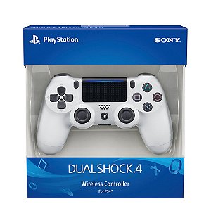 Controle Sem Fio Dualshock 4 Sony Branco Glacial - PS4