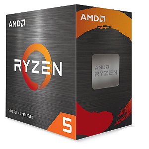 Processador AMD Ryzen 5 5600G, 3.9GHz (4.4GHz Max Turbo), Cache 19MB, 6 Núcleos, 12 Threads, Vídeo Integrado, AM4 - 100-100000252BOX