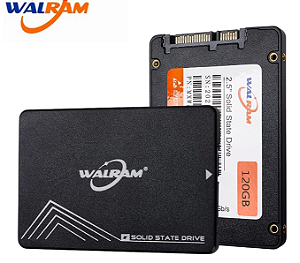 SSD 120GB SATA Walram, Leitura 450MB/s, Gravação 450MB/s
