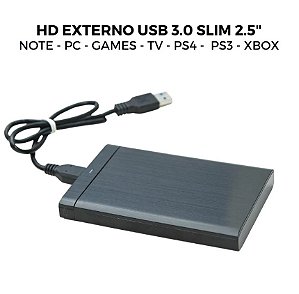 HD Externo USB 3.0 1TB