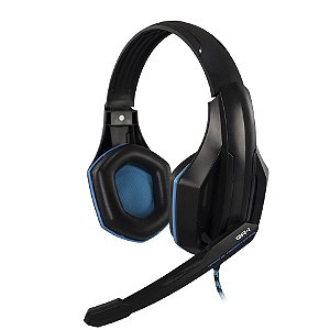 Headset Gamer  GA-1Hoopson Pro Stereo, Preto e Azul