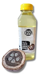 Óleo De Coco Babaçu Extra Virgem 500ml Okka - 12 unidades