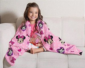 Manta Fleece de Sofá Infantil - Minnie