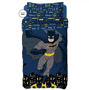 Colcha Bouti Dupla Face Infantil - Batman