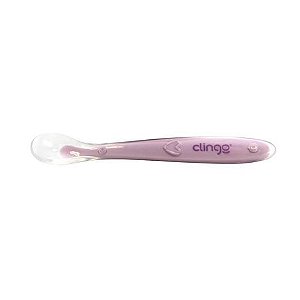 Colher Silicone Premium Colors Rose - Clingo