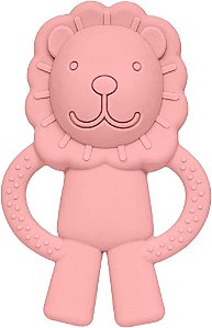 Mordedor em Silicone Leãozinho Rosa - Buba