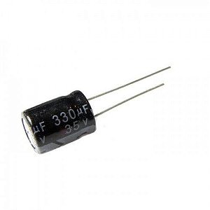Capacitor Eletrolítico 330uF 35V 105 Graus