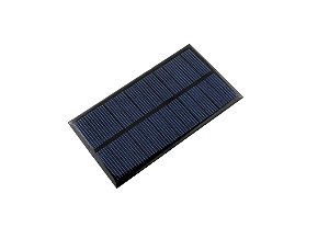 Painel Placa Célula Solar 6v 1w 200ma 110x60mm