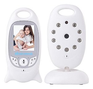 Babá Eletrônica Câmera Sem Fio - Visão Noturna Lcd Digital 2p