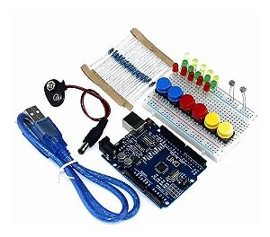 Kit Arduino Nivel Básico 92 Pçs- Iniciante - Robótica