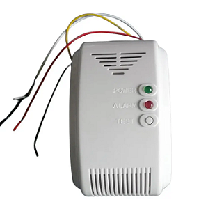 Detector De Gás Butano Propano C/ Alarme Sonoro E Luz De Led
