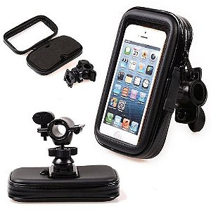 Suporte De Celular Gps Para Motos Impermeável 18x11 Cm 6.3'p