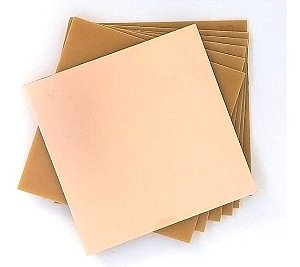 Placa De Fenolite Cobreada 5x5cm Virgem