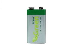 Bateria 9v 6f22 Green Longa Duração