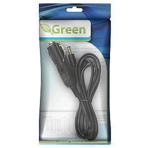 Cabo Cigarrete 12v C/ Plug P4 5.5mm X 2.5mm - 1,5 Metros