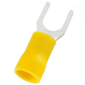 Terminal Forquilha Pré isolado Amarelo sv5,5-6-20