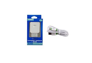 Kit Carregador 4.8a 2 Saídas Usb + Cabo 1M Inova V8 2.4A