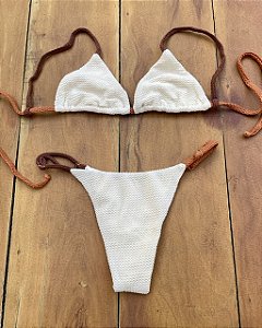 Biquíni Marcelle - Tricolor Off White