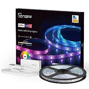 Kit de Fita Led Sonoff RGBIC L3-M5-P 5V IP65 150 Leds  5M