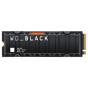 SSD Interno WD Black SN850X 1TB Nvme PCI-Exp 2280 M.2 - WDS100T2XHE-00BCA0 (com Dissipador)