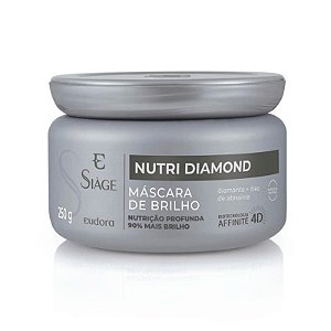 Máscara Capilar de Brilho Siàge Nutri Diamond 250g