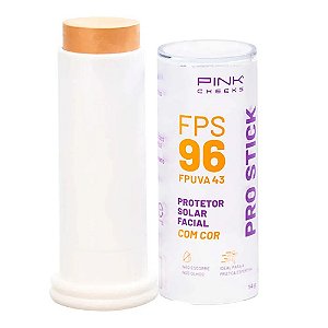 Protetor Solar Facial Pink Cheeks Multifuncional Stick com Cor Pro10 14g