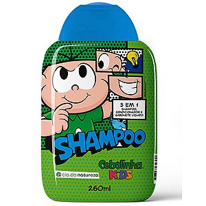 Shampoo Turma da Mônica Cebolinha Kids 3 em 1 260ml