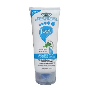 Creme Desodorante para os Pés Flores & Vegetais Esfoliante Foot Relax 200g