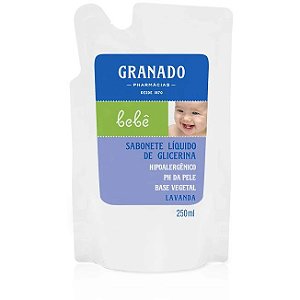 Sabonete Líquido Granado Bebê Lavanda Refil 250ml