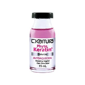 Ampola de Cabelo C.Kamura Phyto Keratin Efeito Liso 15ml