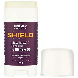 Protetor Solar Corporal Pink Cheeks Shield Bastão FPS60 45g