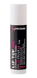Protetor Solar Labial Pink Cheeks Lip Top Stick FPS40 4,5g