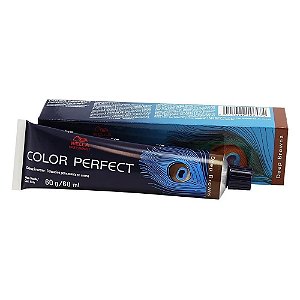 Tintura Color Perfect Wella 7/77 Louro Médio Marrom Intenso