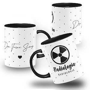 Caneca Radiologia Profissão Radiologista Personalizada Com Nome