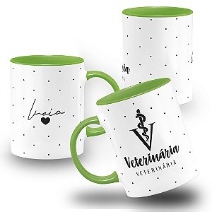 Caneca Veterinária Profissão Veterinário Personalizada Com Nome