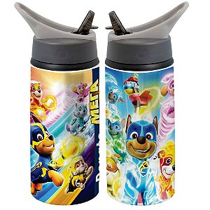 Garrafa Squeeze Patrulha Canina Seus Amigos Infantil Personalizada Com Nome - 04