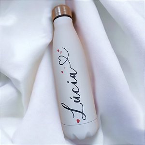 Garrafa Térmica Personalizada Com Nome, Logomarca 500ML