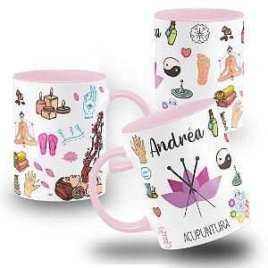 Caneca Profissão Acupuntura Personalizada