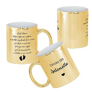 Caneca Batizado Convite Frase Personalizada 02